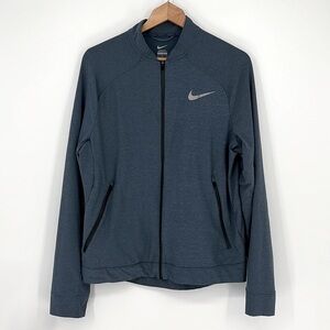 Nike Full Zip Jacket Blue Mens Size Medium